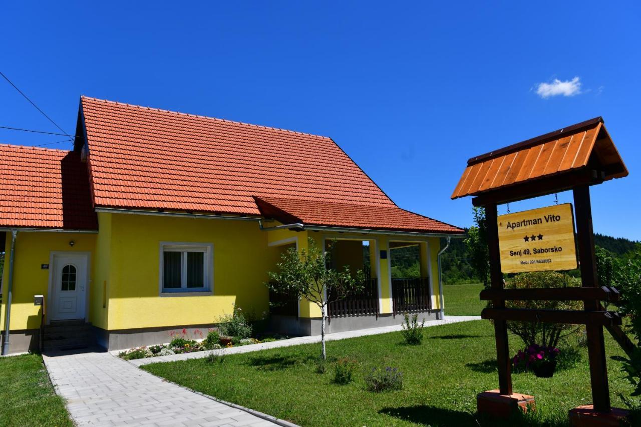 Apartman Vito Saborsko Esterno foto
